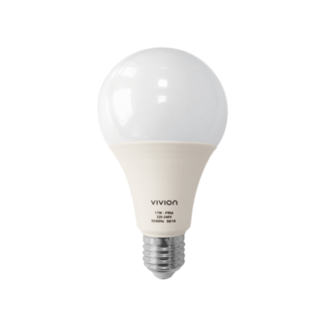 Lampara LED fría 15W bulbo E27