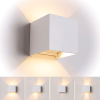 Thumbnail Aplique LED Bidirecc 10w cubo blanco cálida0